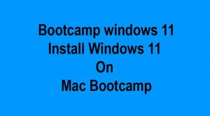 how to use bootcamp to install windows on mac