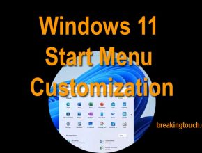 Windows 11 Start Menu Customization