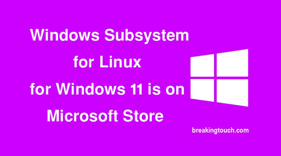 Windows Subsystem for Linux for Windows 11 is on Microsoft Store 