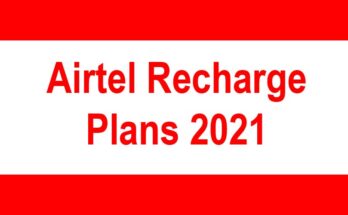 airtel recharge plans 2021