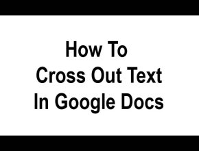 How To Cross Out Text In Google Docs