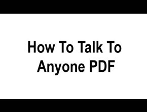 How To Talk To Anyone PDF